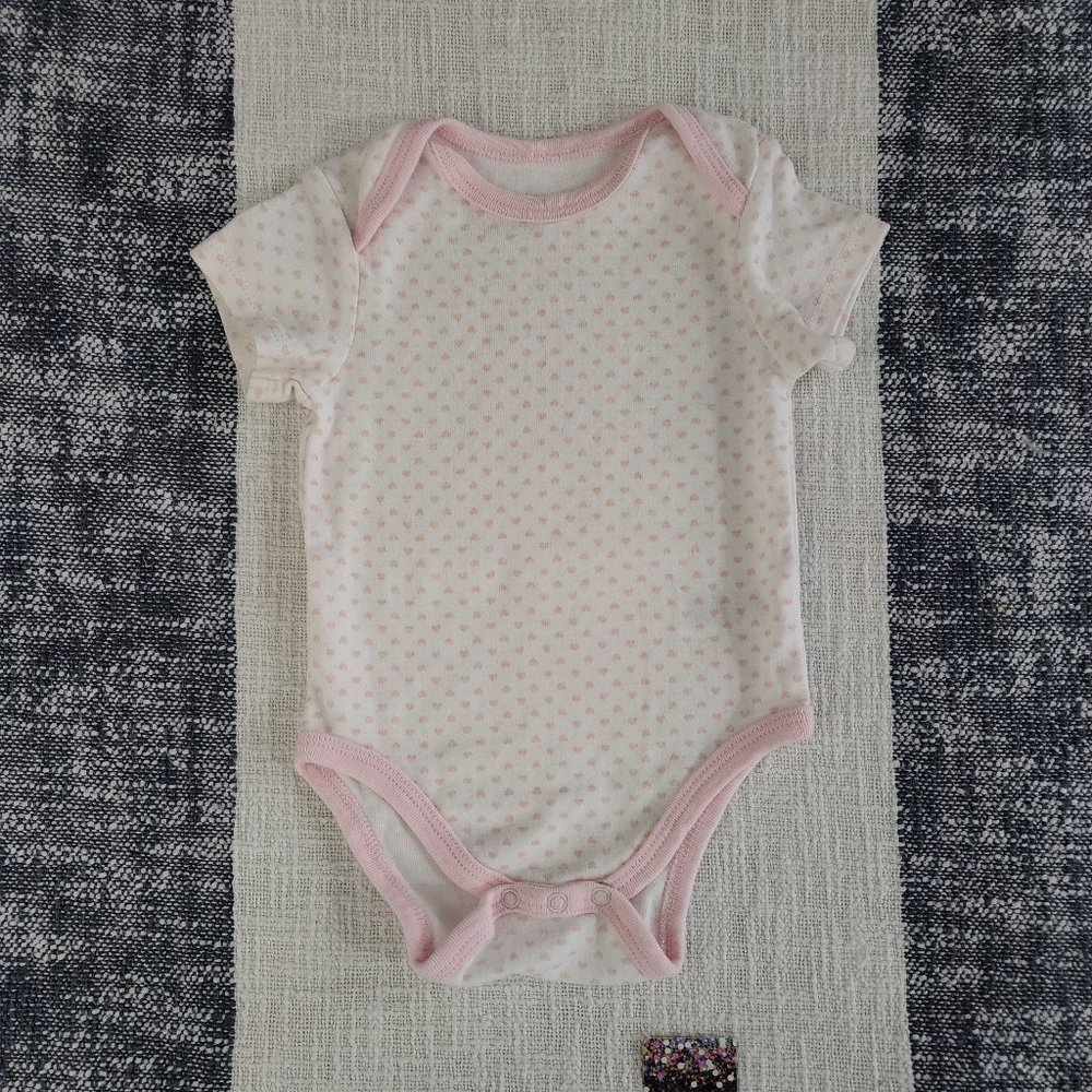 Little Me Heart Onesie (up to 6 months)